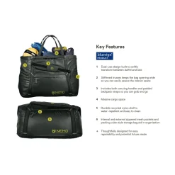 Nemo Duffel Bags<Double Haul Convertible Duffel 100l Sort (BLACK)