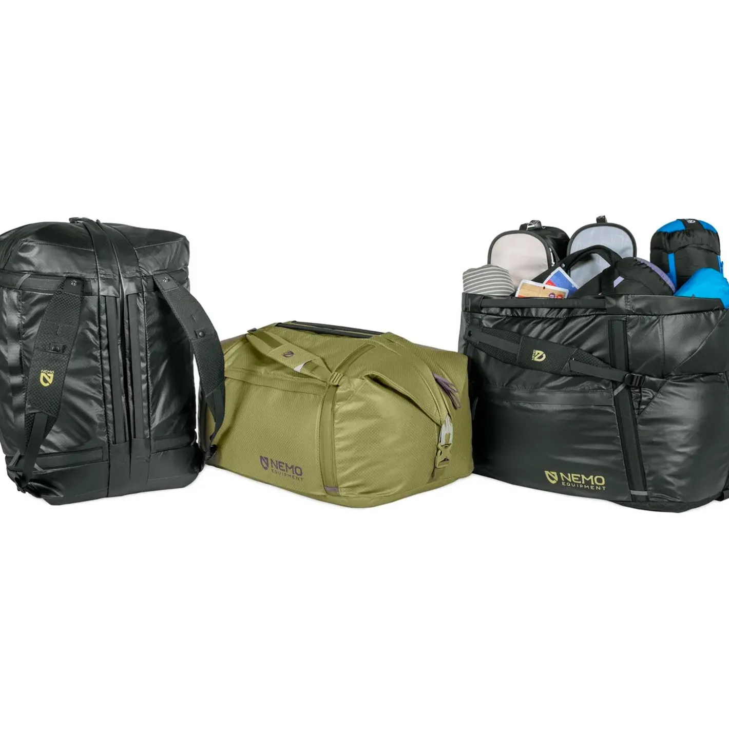 Nemo Duffel Bags<Double Haul Convertible Duffel 100l Sort (BLACK)