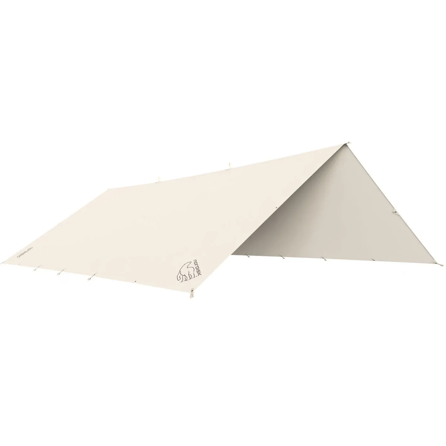 Nordisk Tarps<Kari 20 Basic Cotton Tarp Hvid (NATURAL)