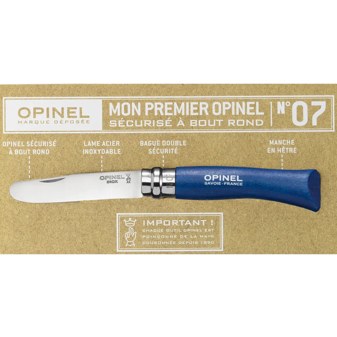 Opinel Knive Og Tools<My First N°07 Round Ended
