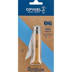 Opinel Knive Og Tools<N°6 Stainless Steel Brun (BEACHWOOD)