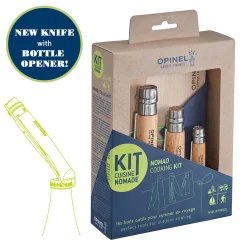 Opinel Øvrige Tools<Nomad Cooking Kit Brun (BEECH WOOD)