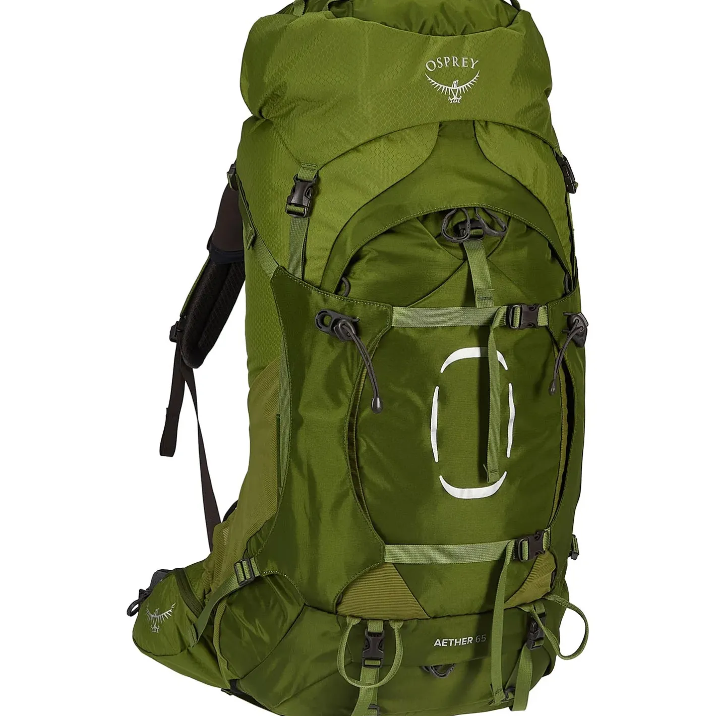 Et Grønnere Valg Vandrerygsække<Osprey Aether 65 Grøn (GARLIC MUSTARD GREEN)