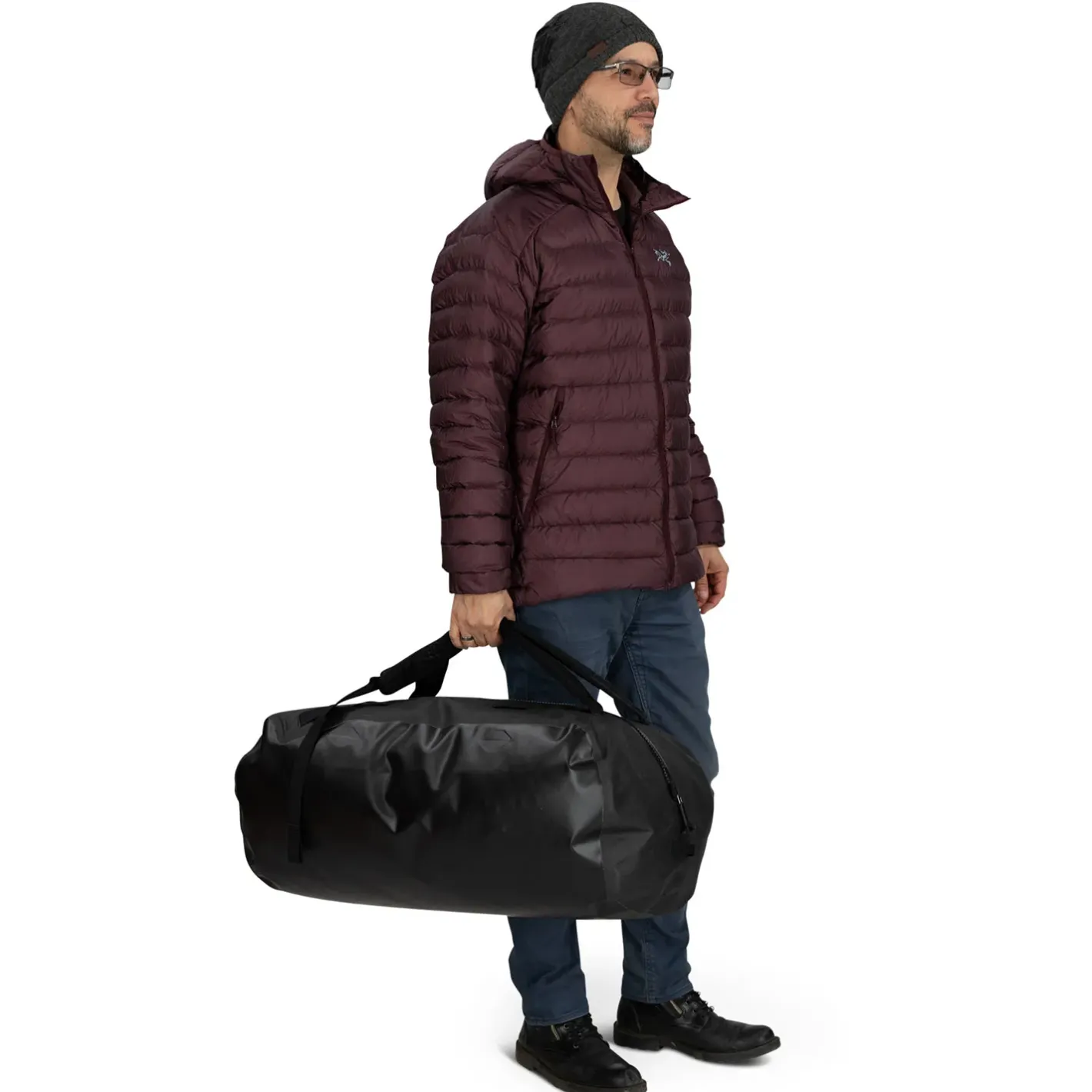 Et Grønnere Valg Duffel Bags<Osprey Arcane WP Duffel 65 Sort (MAMBA BLACK)