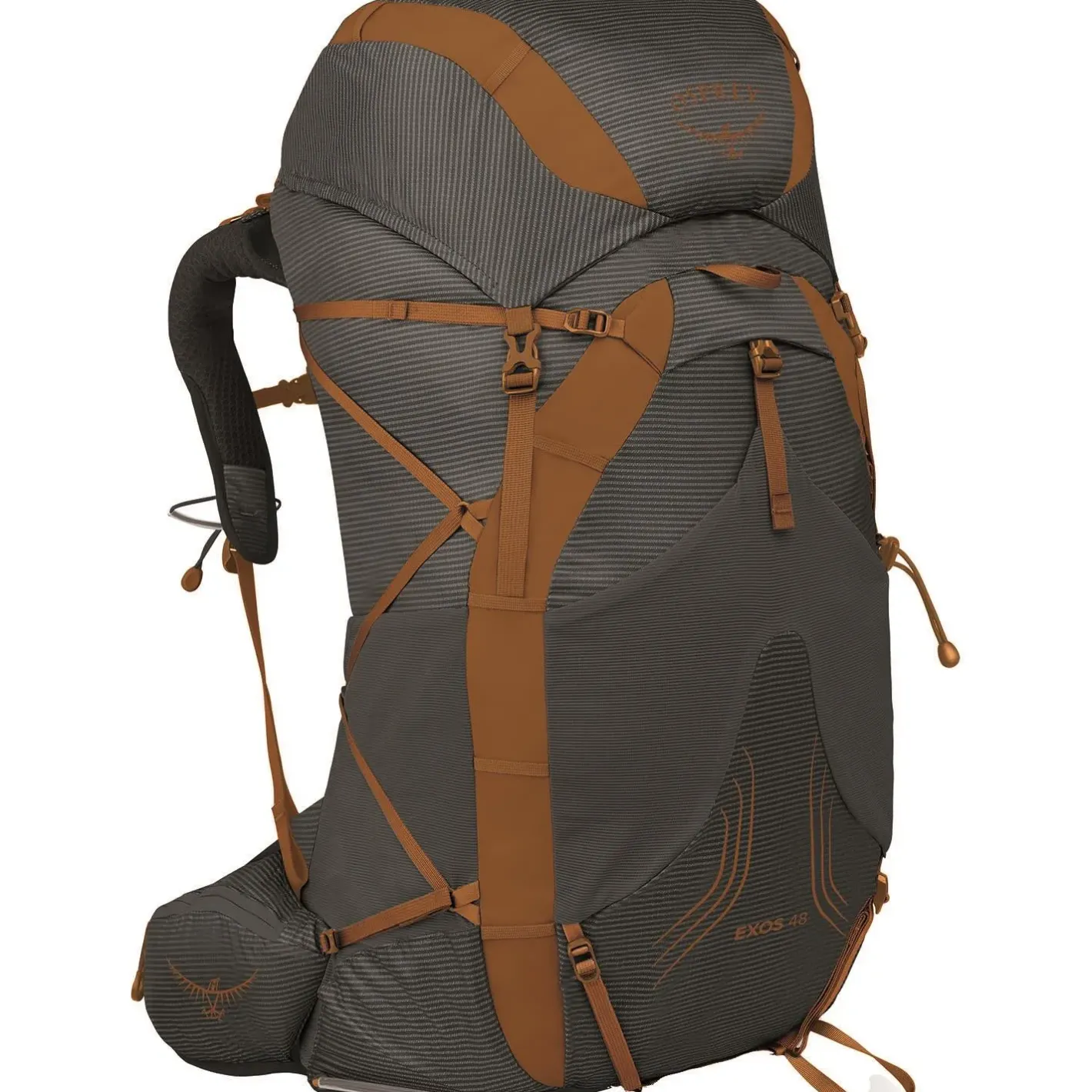 Osprey Vandrerygsække<Mens Exos 48 Grå (DARK CHARCOAL GREY)