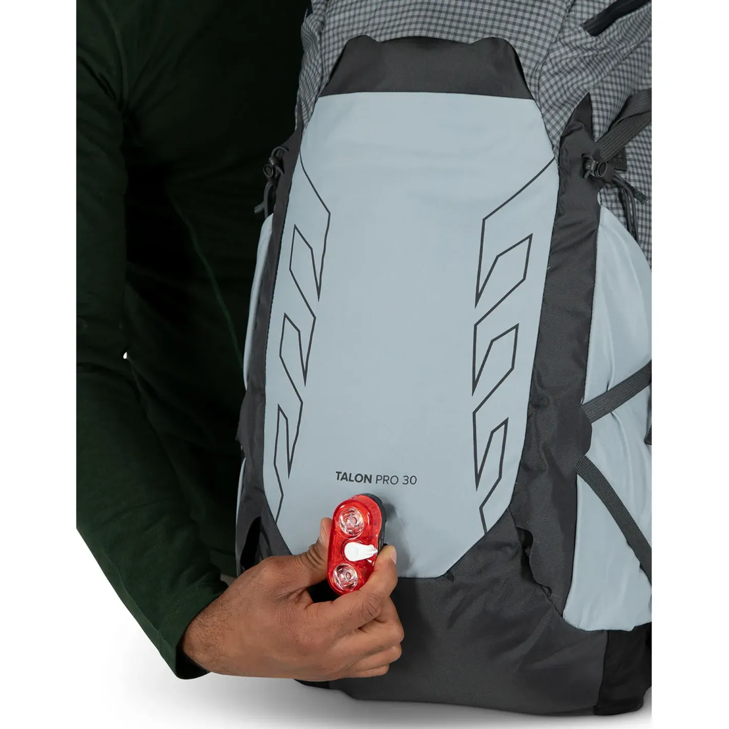 Et Grønnere Valg Små Rygsække<Osprey Mens Talon Pro 30 Grå (SILVER LINING)
