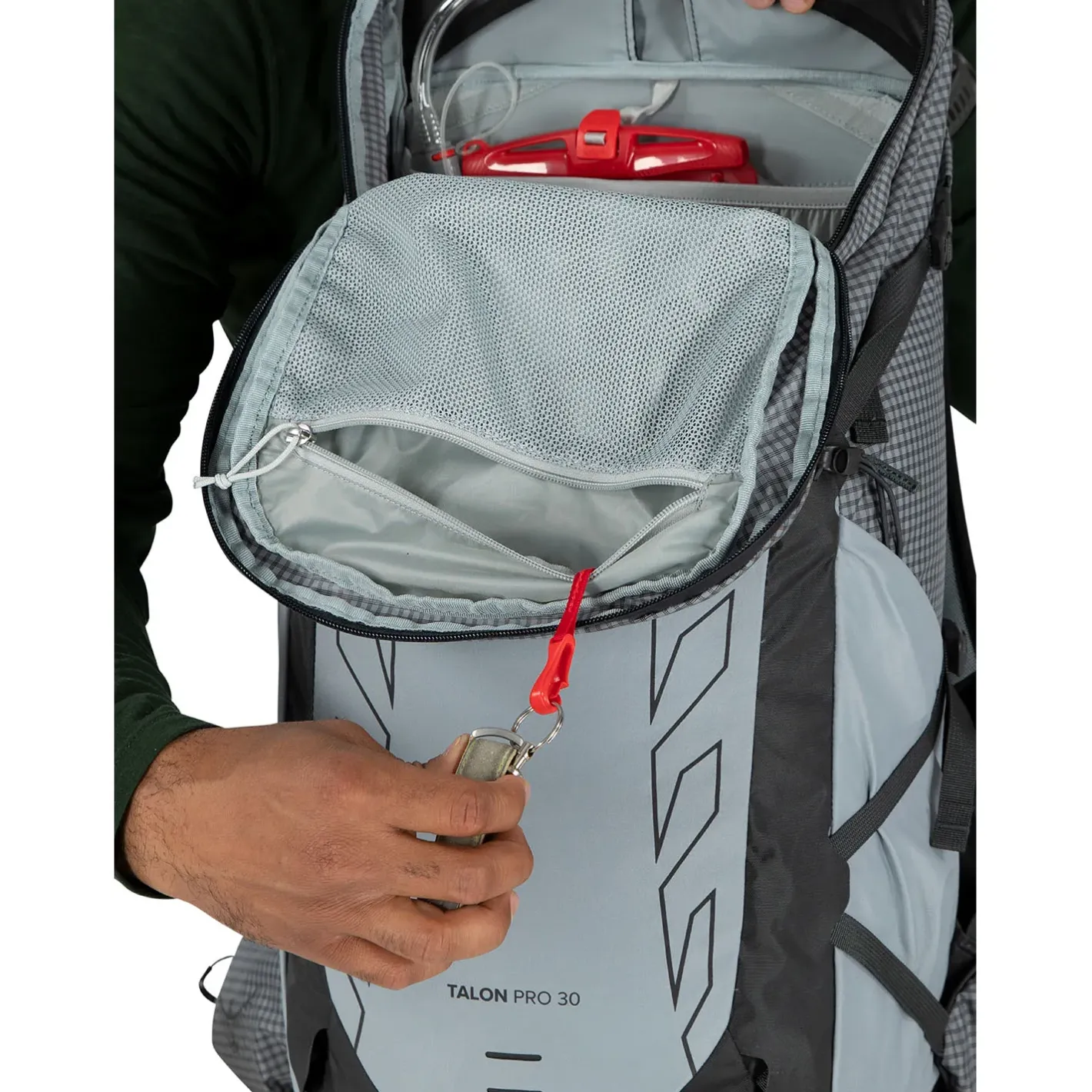 Et Grønnere Valg Små Rygsække<Osprey Mens Talon Pro 30 Grå (SILVER LINING)