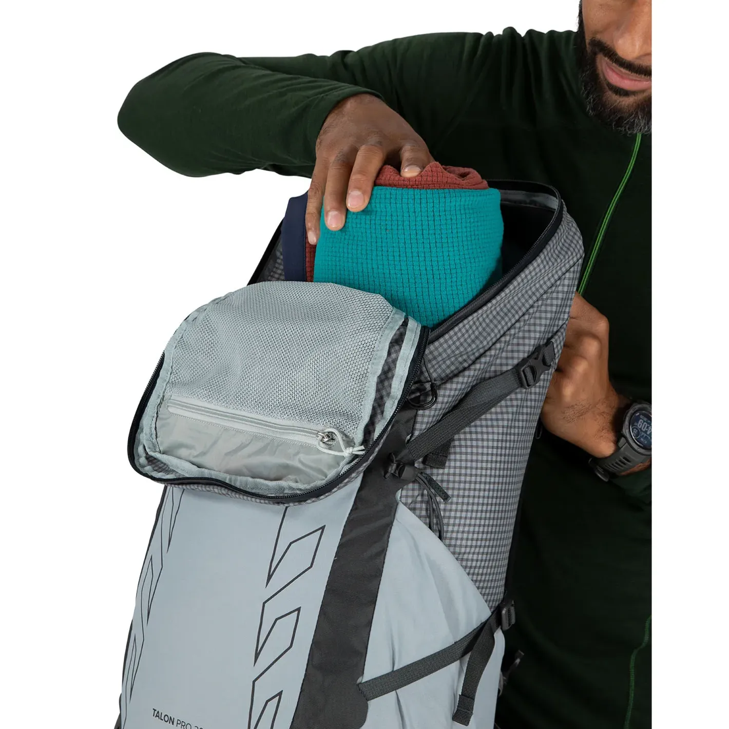Et Grønnere Valg Små Rygsække<Osprey Mens Talon Pro 30 Grå (SILVER LINING)