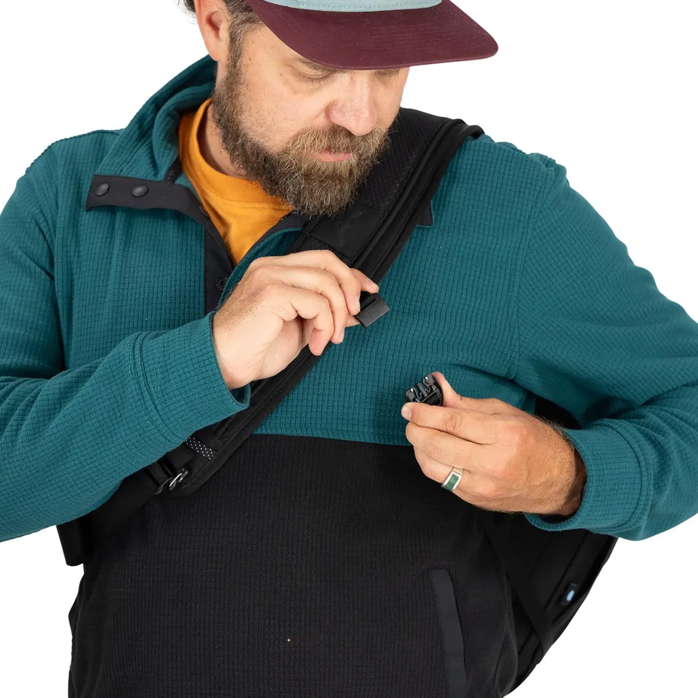 Osprey Hip Og Sling Bags<Metron Messenger 18 Sort (BLACK/ANCHOR BLUE)