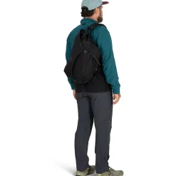 Osprey Hip Og Sling Bags<Metron Messenger 18 Sort (BLACK/ANCHOR BLUE)