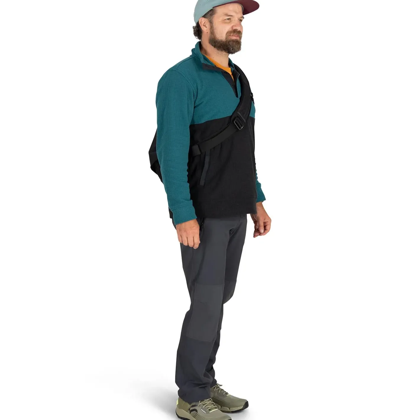 Osprey Hip Og Sling Bags<Metron Messenger 18 Sort (BLACK/ANCHOR BLUE)