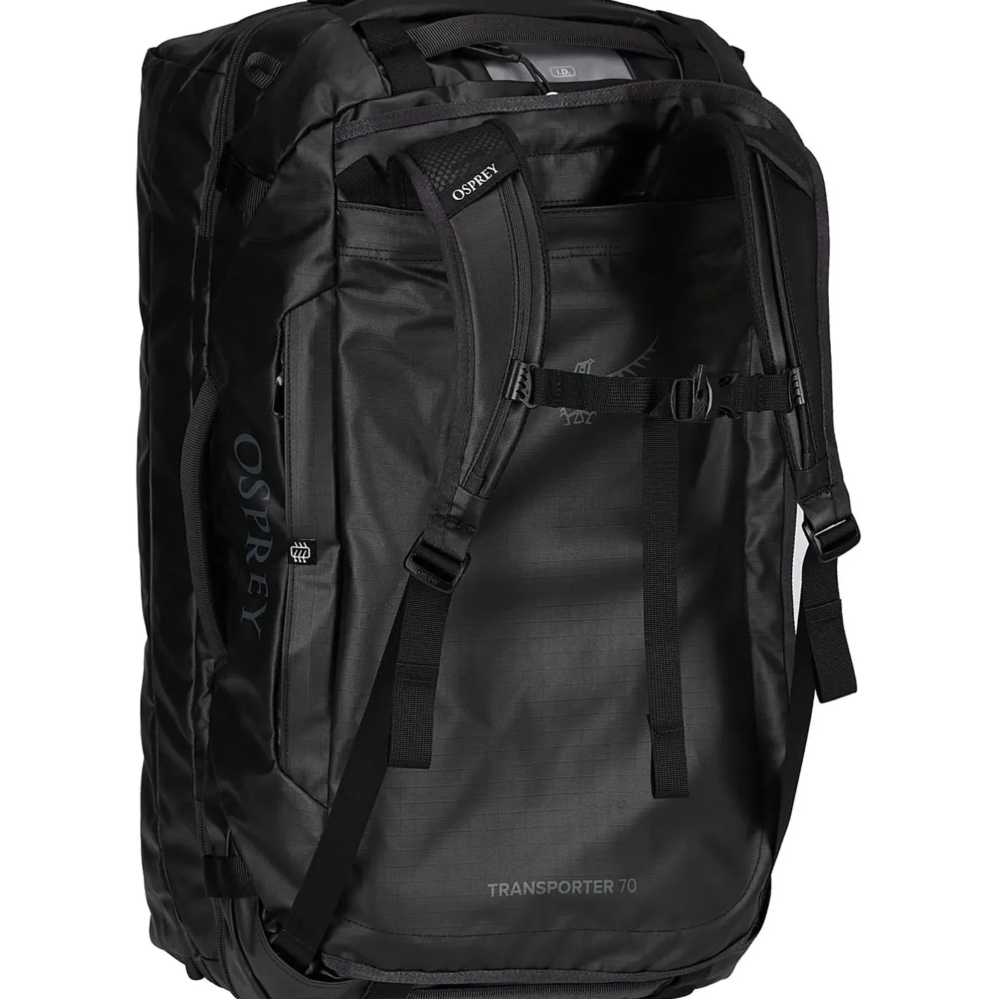 Osprey Duffel Bags<Transporter Squffel 70 Sort (RAVEN BLACK/BLACK)