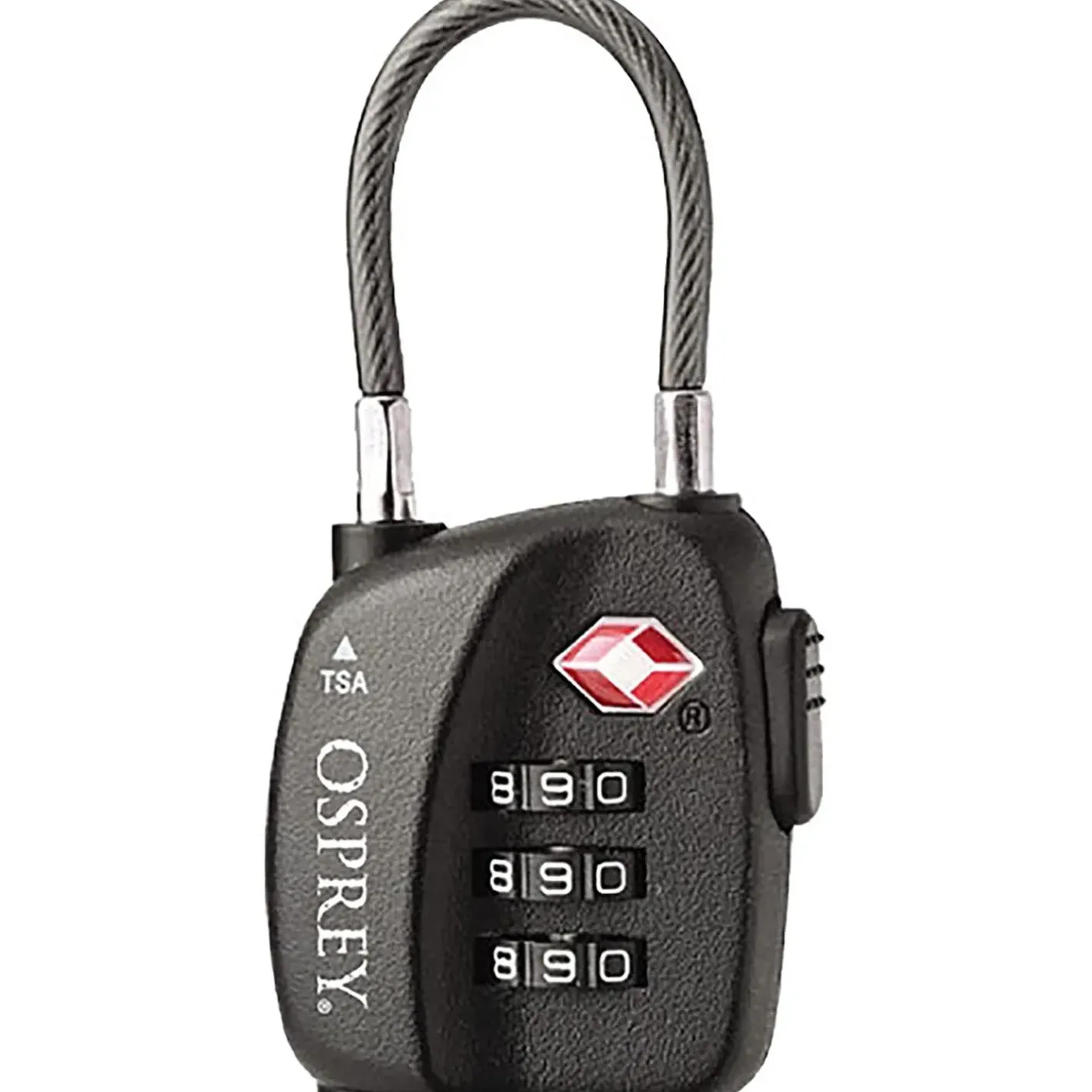 Osprey Tilbehør Til Rejseudstyr<TSA 3 Dial Cable Lock Sort (BLACK)