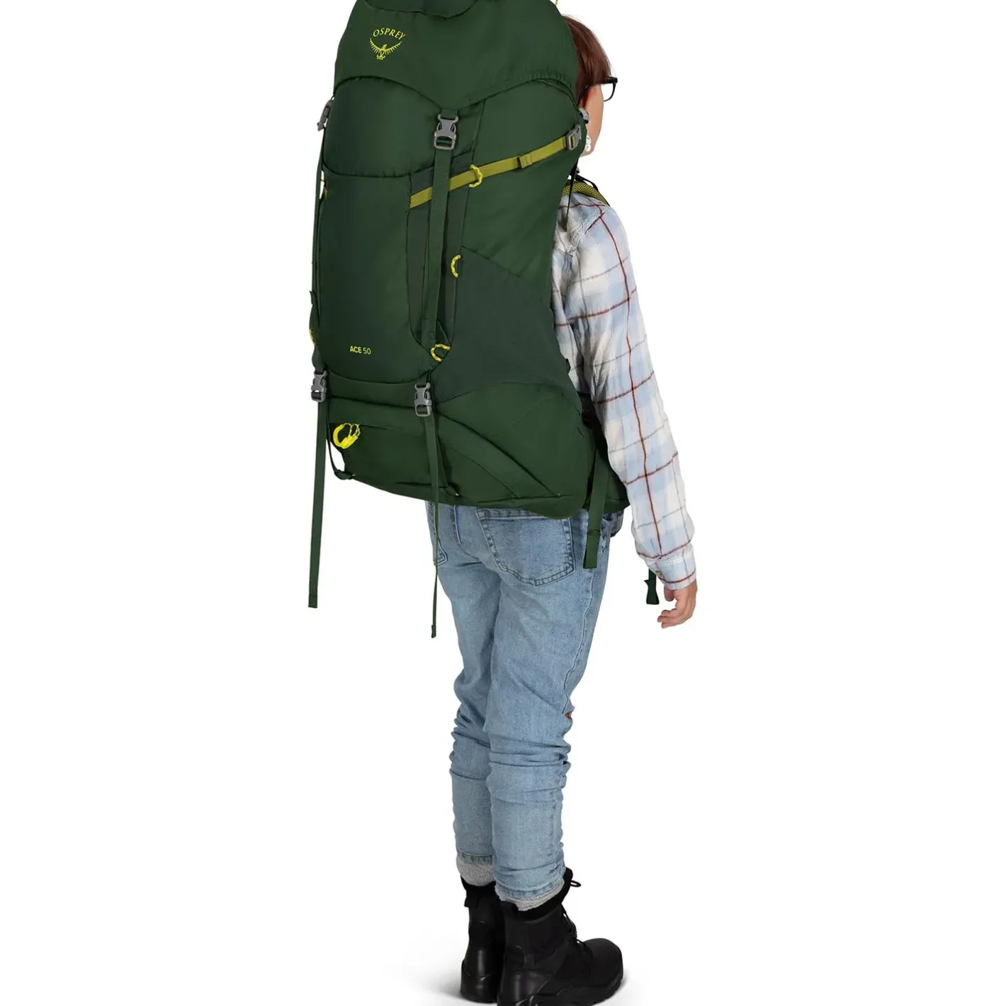 Osprey Vandrerygsække<Youths Ace 50 Grøn (GREEN CANOPY/MATCHA GREEN)