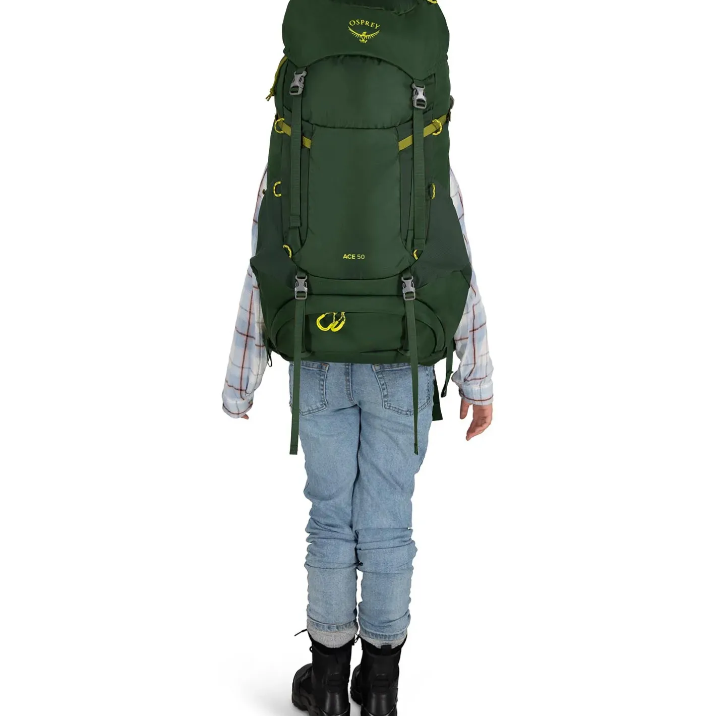 Osprey Vandrerygsække<Youths Ace 50 Grøn (GREEN CANOPY/MATCHA GREEN)