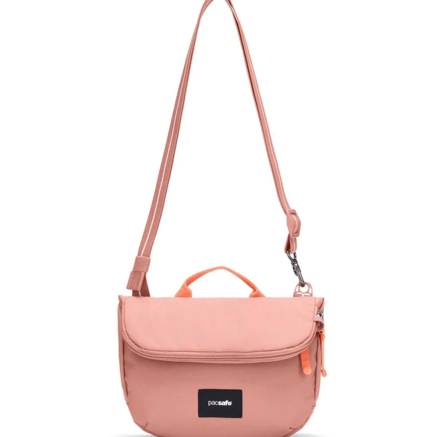 Hip Og Sling Bags<Pacsafe GO Saddle Crossbody Lyserød (ROSE)