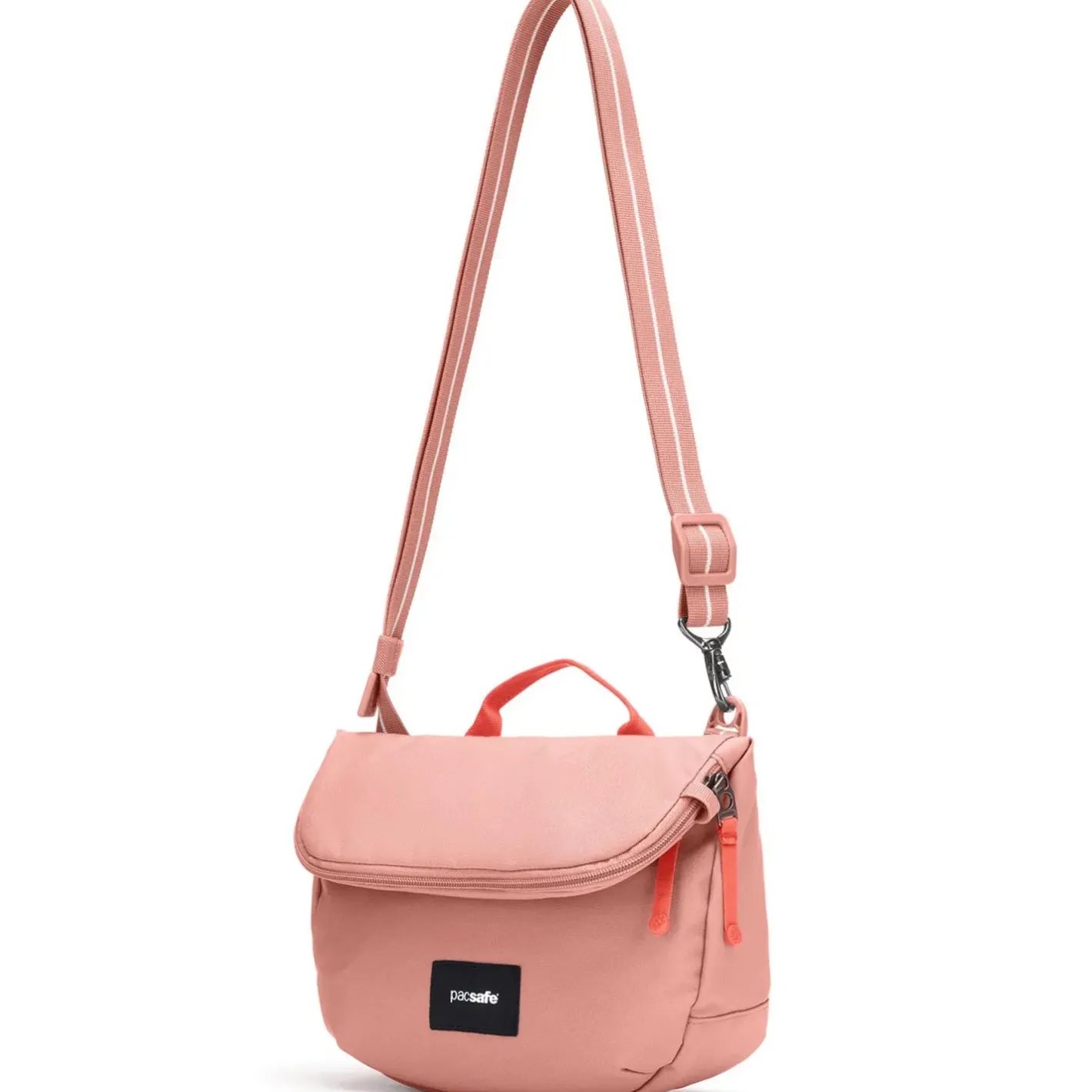 Hip Og Sling Bags<Pacsafe GO Saddle Crossbody Lyserød (ROSE)