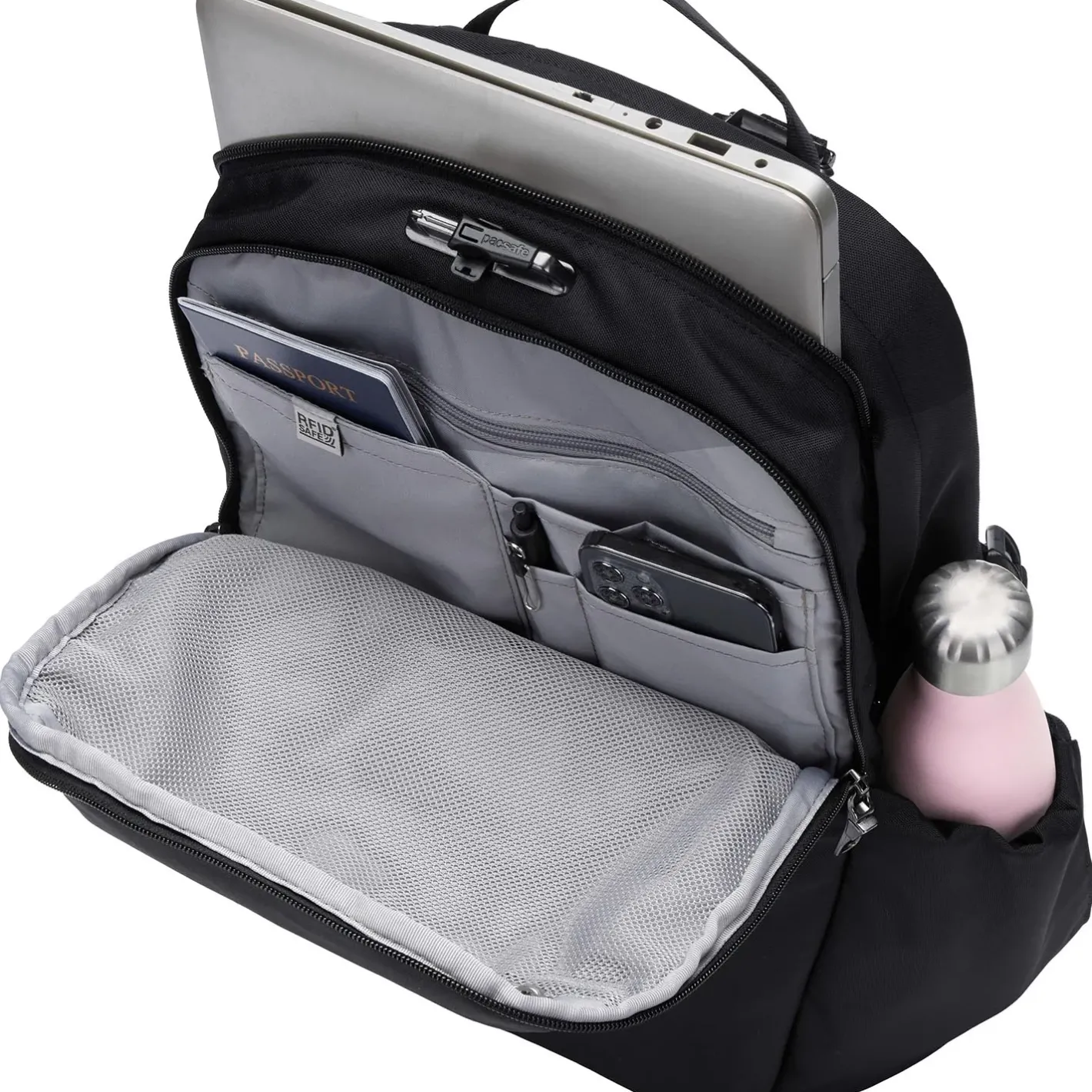 Små Rygsække<Pacsafe Vibe 25l Backpack Sort (JET BLACK)