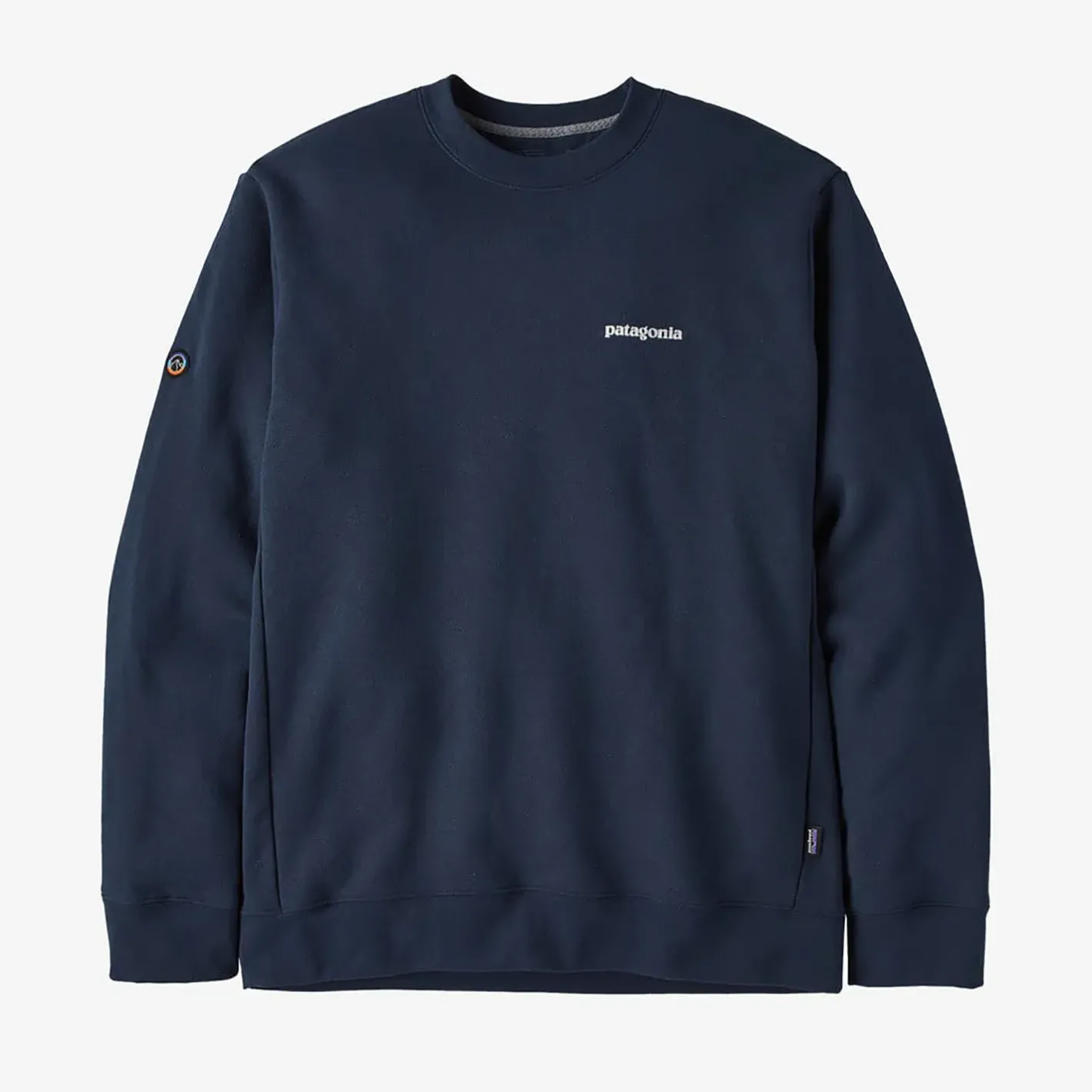 Et Grønnere Valg Sweaters Og Pullovers|Sweaters Og Pullovers<Patagonia Fitz Roy Icon Uprisal Crew Sweatshirt Blå (NEW NAVY)