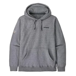Et Grønnere Valg Sweaters Og Pullovers|Sweaters Og Pullovers<Patagonia Fitz Roy Icon Uprisal Hoody Grå (GRAVEL HEATHER)