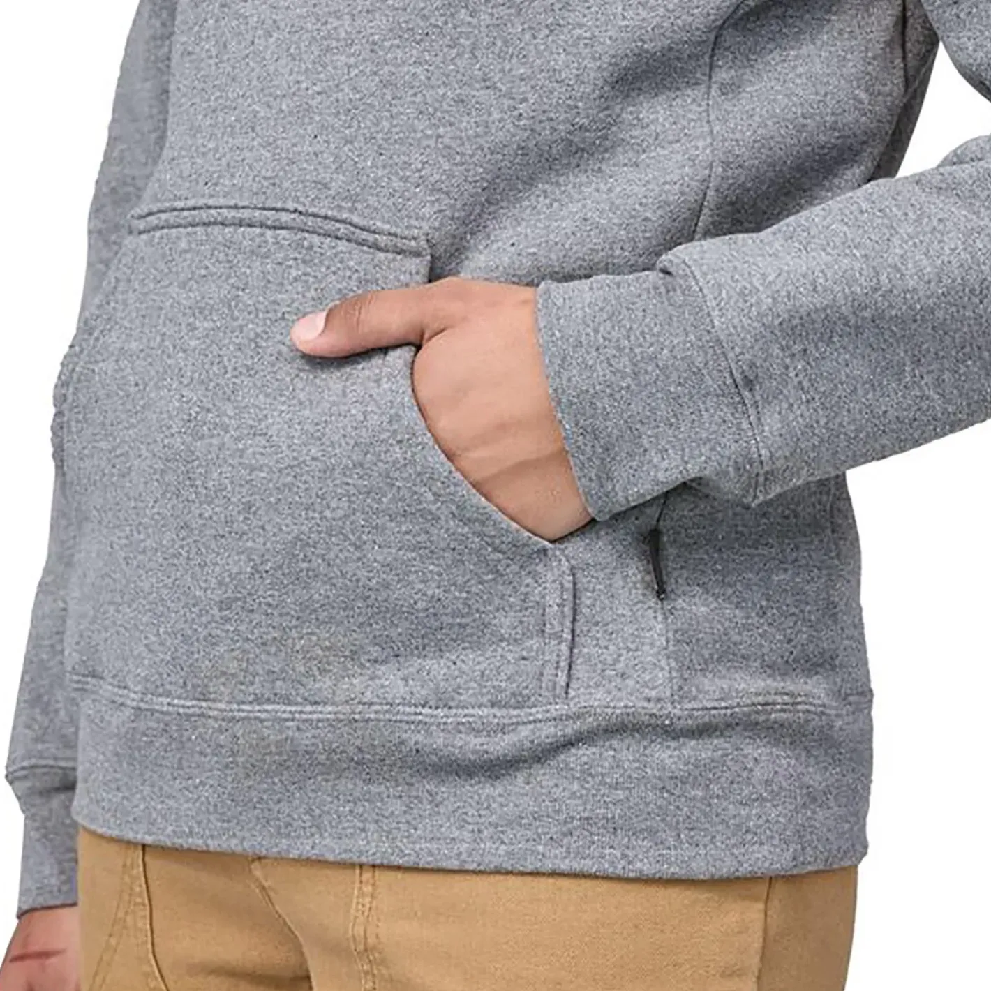 Et Grønnere Valg Sweaters Og Pullovers|Sweaters Og Pullovers<Patagonia Fitz Roy Icon Uprisal Hoody Grå (GRAVEL HEATHER)