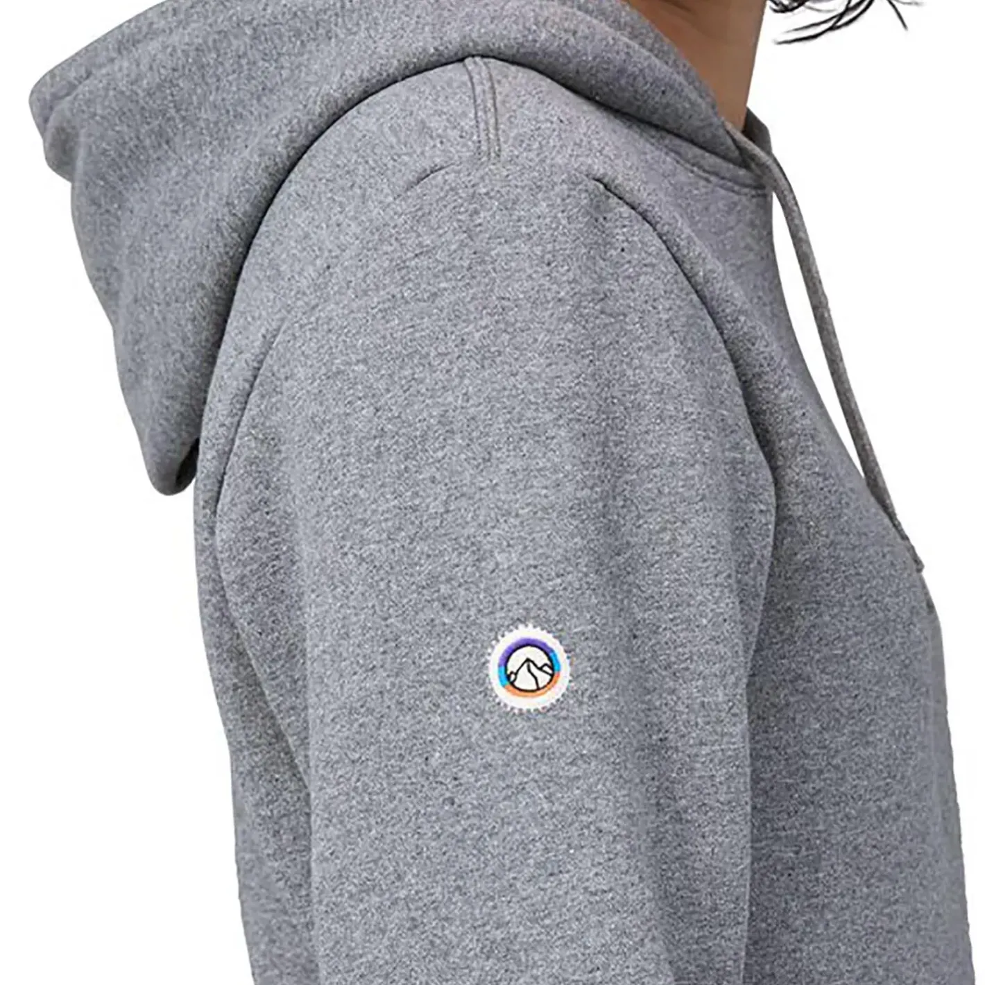 Et Grønnere Valg Sweaters Og Pullovers|Sweaters Og Pullovers<Patagonia Fitz Roy Icon Uprisal Hoody Grå (GRAVEL HEATHER)