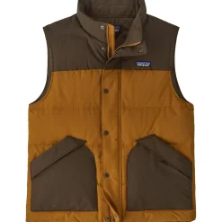 Patagonia Veste<Mens Downdrift Vest Brun (SHELTER BROWN)