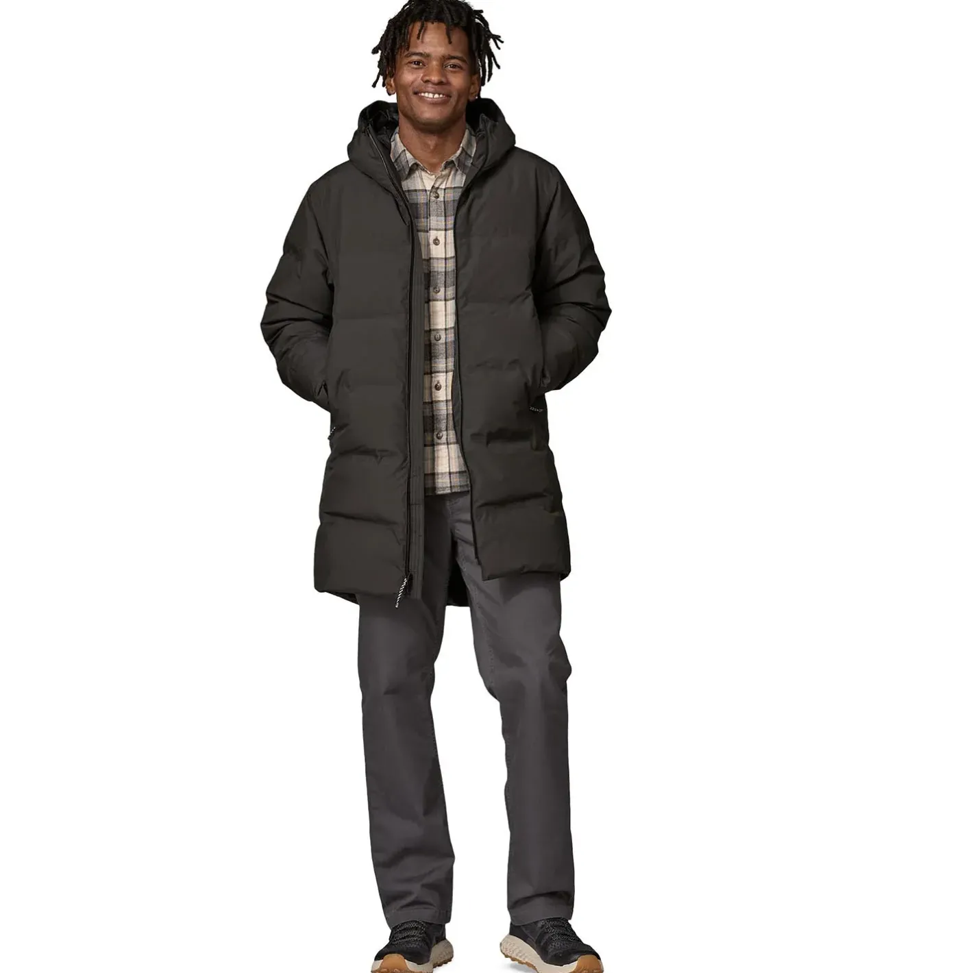 Patagonia Varme Jakker<Mens Jackson Glacier Parka Sort (BLACK)