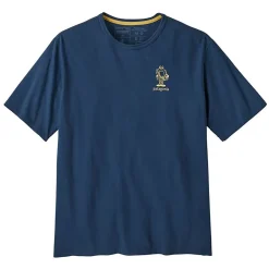 Patagonia T-Shirts<Mens Mr. Hex Organic T-shirt Blå (TIDEPOOL BLUE)