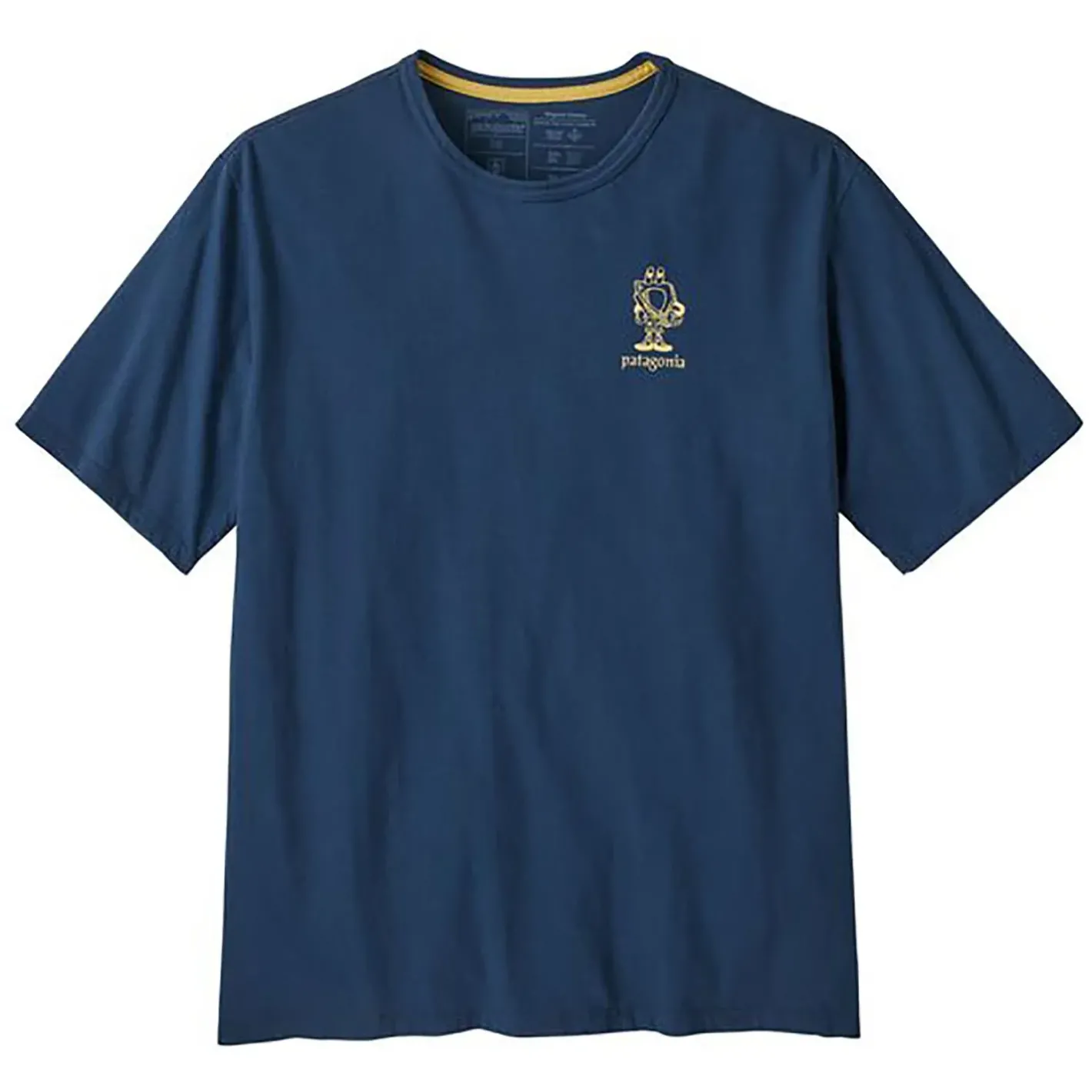 Patagonia T-Shirts<Mens Mr. Hex Organic T-shirt Blå (TIDEPOOL BLUE)