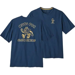 Patagonia T-Shirts<Mens Mr. Hex Organic T-shirt Blå (TIDEPOOL BLUE)