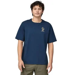 Patagonia T-Shirts<Mens Mr. Hex Organic T-shirt Blå (TIDEPOOL BLUE)