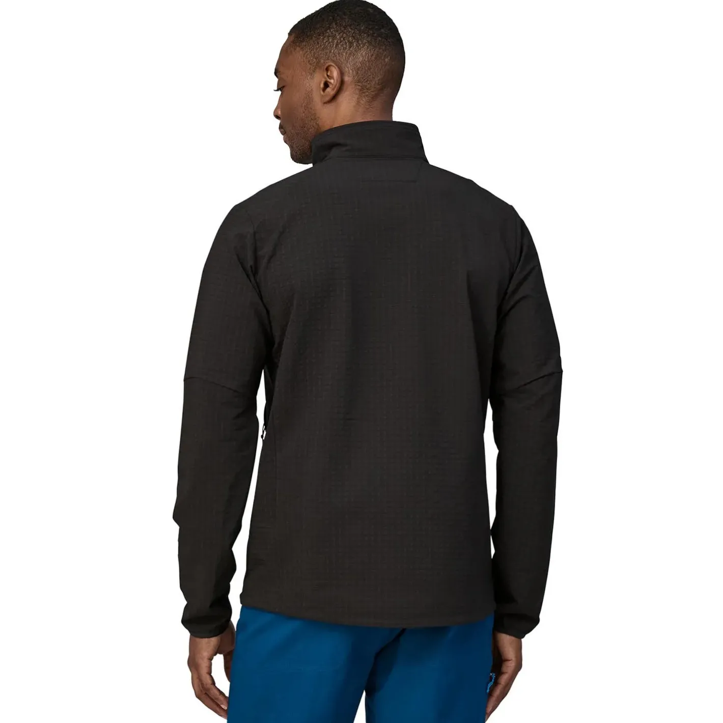 Et Grønnere Valg Fleece- Og Uldtrøjer<Patagonia Mens R1 Techface Jacket Sort (BLACK)