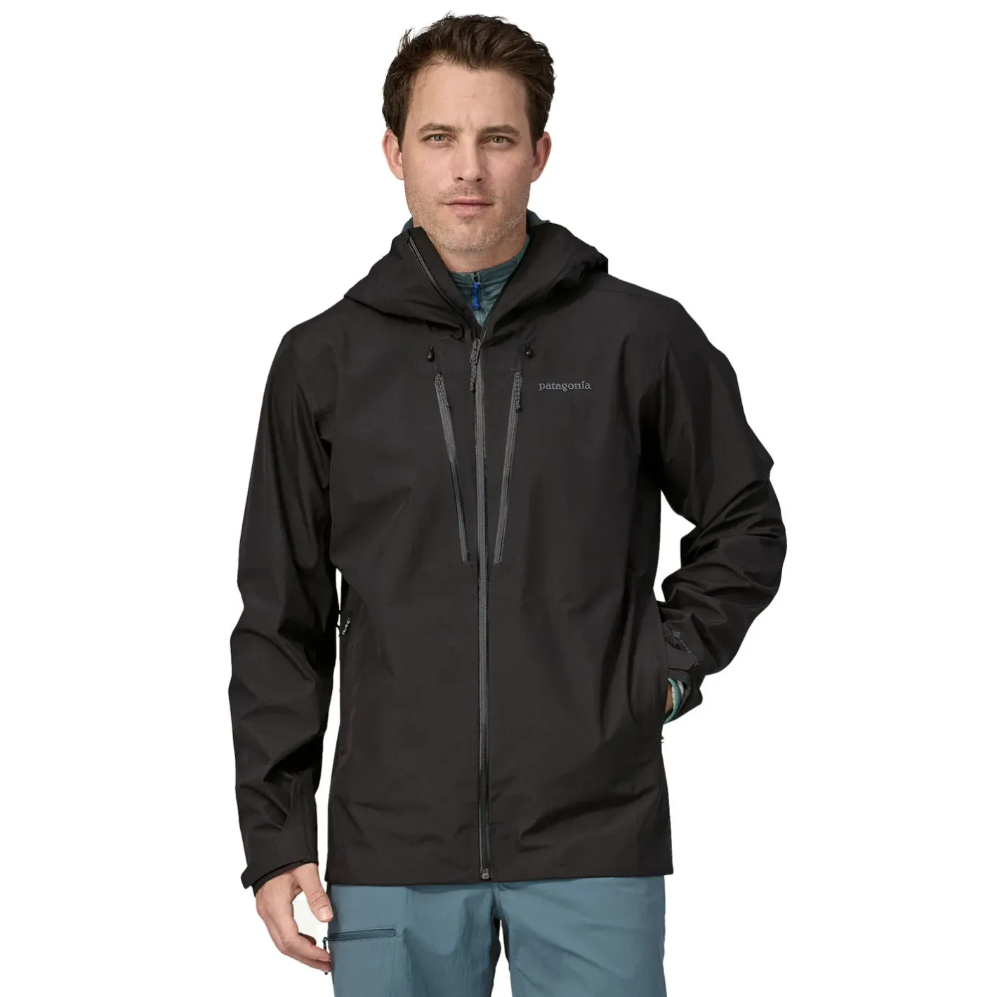 Et Grønnere Valg Vandtætte Jakker<Patagonia Mens Triolet Jacket Sort (BLACK)