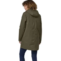 Patagonia Varme Jakker<Womens Pine Bank 3-in-1 Parka Grøn (BASIN GREEN)