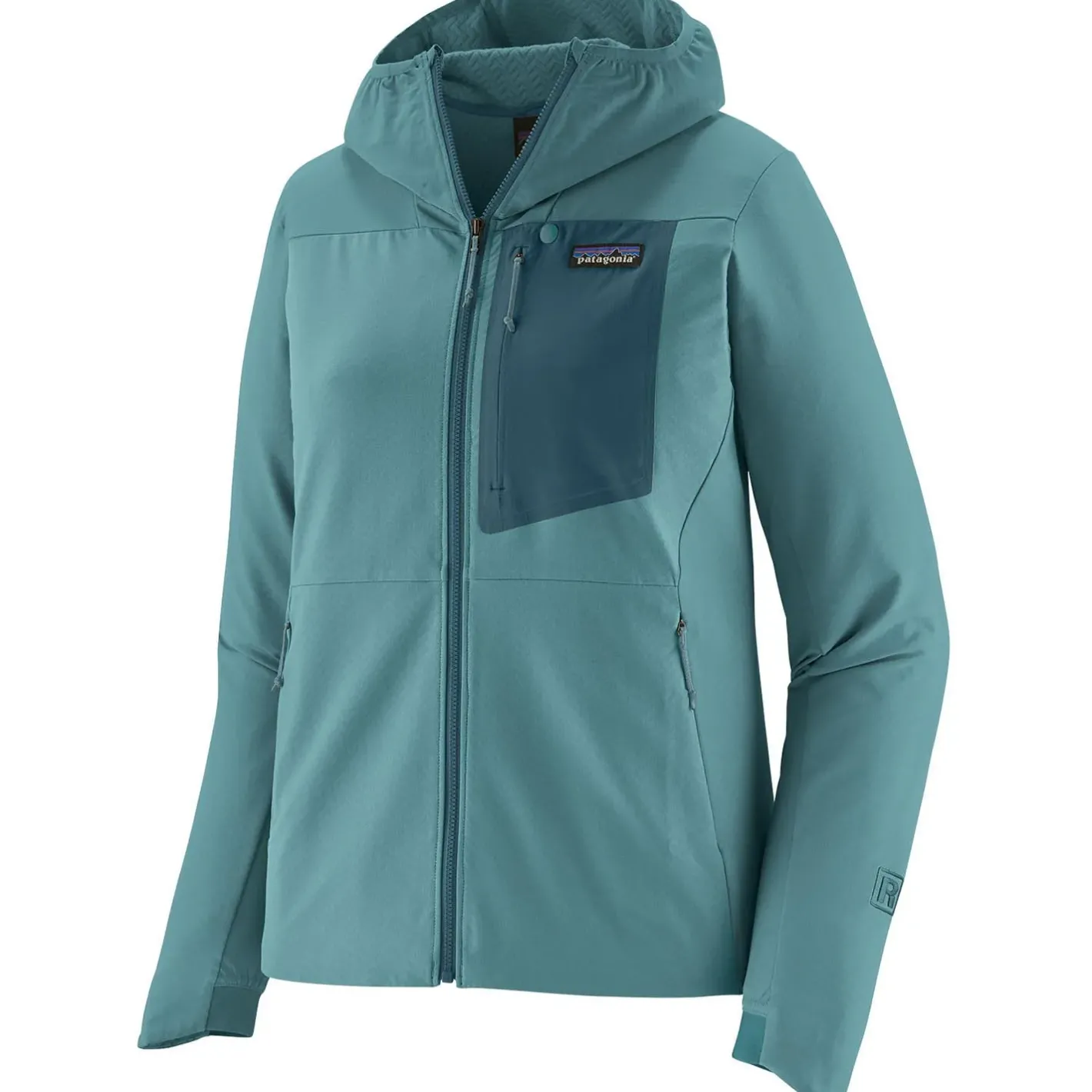 Patagonia Fleece- Og Uldtrøjer<Womens R1 Crossstrata Hoody Blå (WETLAND BLUE)
