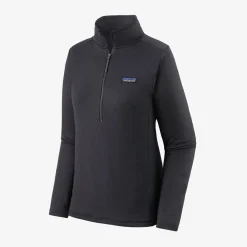 Patagonia Sweaters Og Pullovers<Womens R1 Daily Zip Neck Sort (INK BLACK/BLACK X-DYE)
