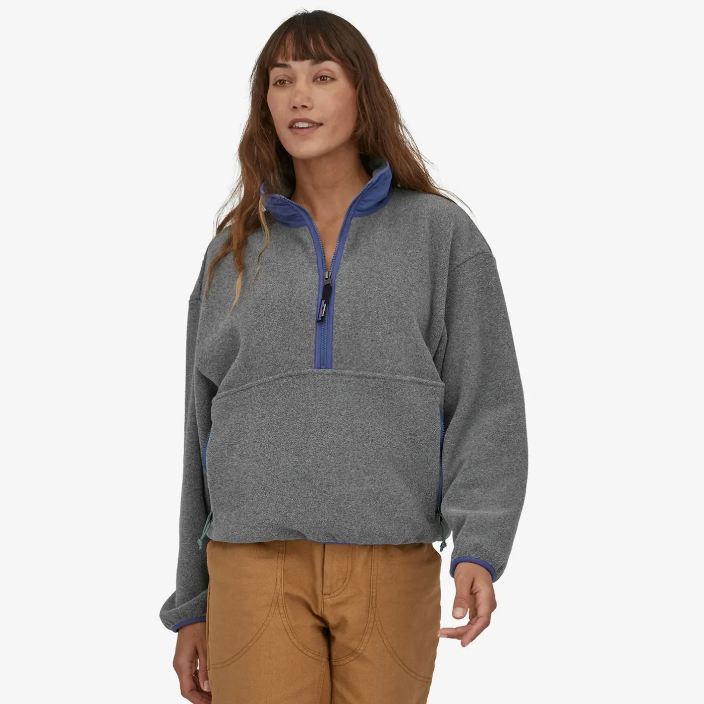 Patagonia Sweaters Og Pullovers<Womens Synch Marsupial Grå (NICKEL)