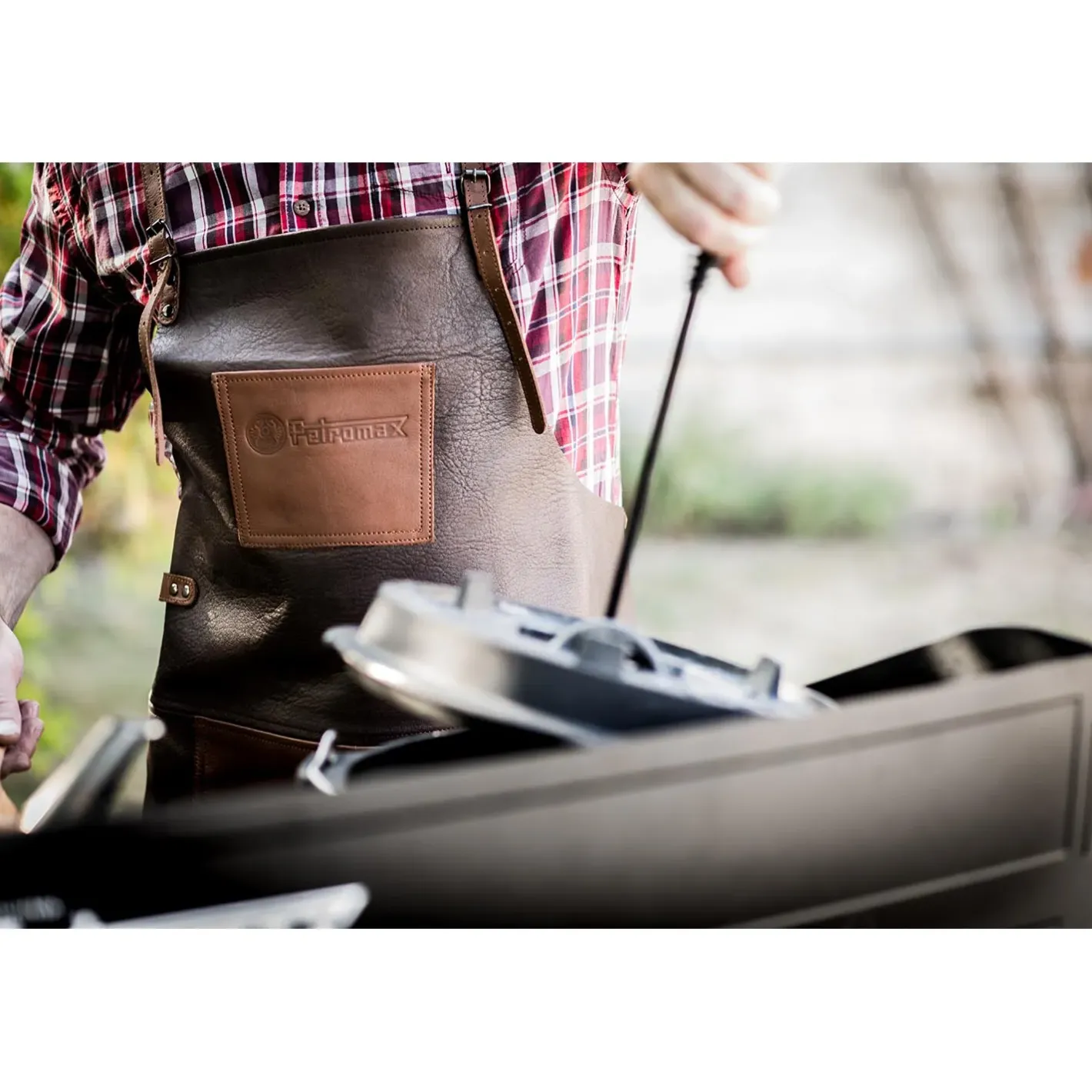 Petromax Udstyr Til Bålmad|Tilbehør Til Kogegrej<Buffalo Leather Apron With Cros