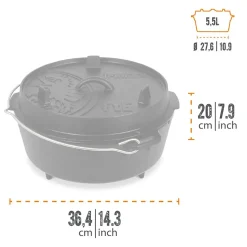 Petromax Udstyr Til Bålmad|Gryder Og Pander<Dutch Oven Ft6