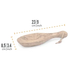 Petromax Udstyr Til Bålmad|Bestik, Tallerkener Og Kopper<Flat Bowl 23 Cm Brun (OLIVE WOOD)