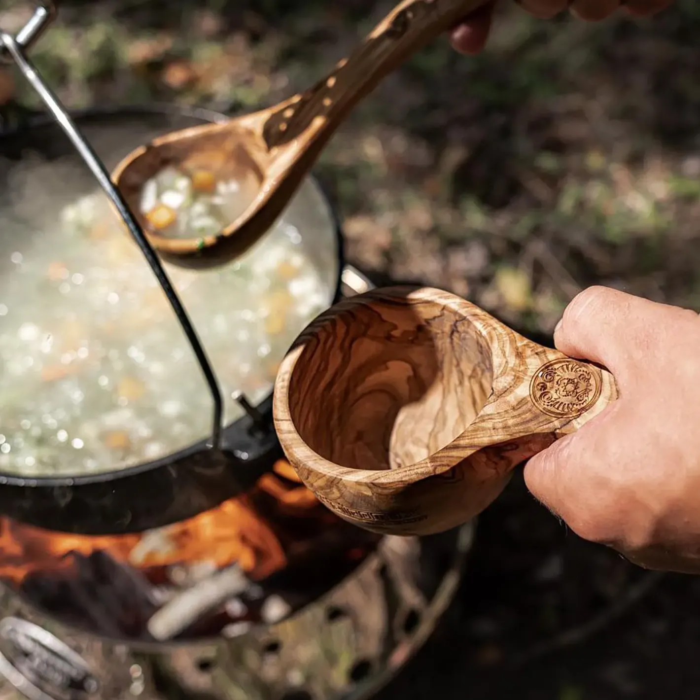 Petromax Udstyr Til Bålmad|Bestik, Tallerkener Og Kopper<Kuksa Cup Brun (OLIVE WOOD)