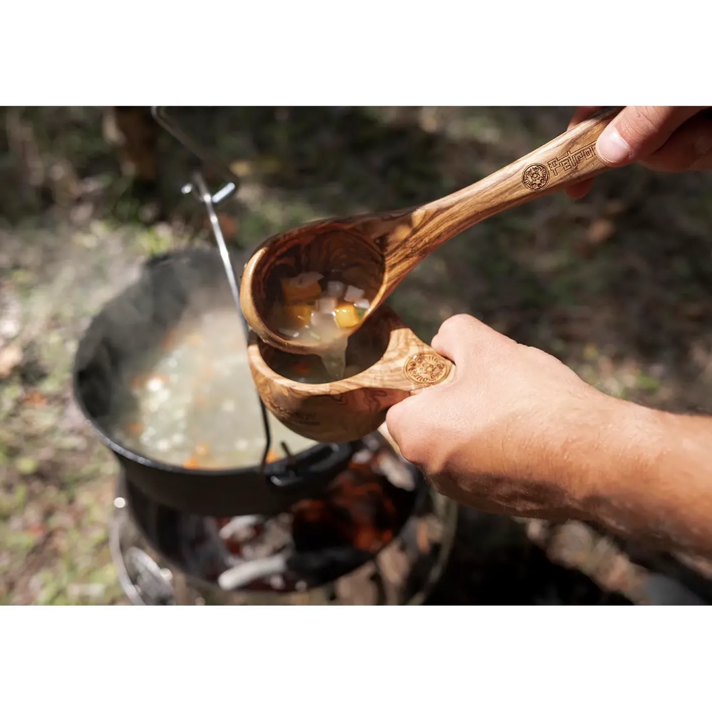Petromax Udstyr Til Bålmad|Tilbehør Til Kogegrej<Ladle Olive Wood Brun (OLIVE WOOD)