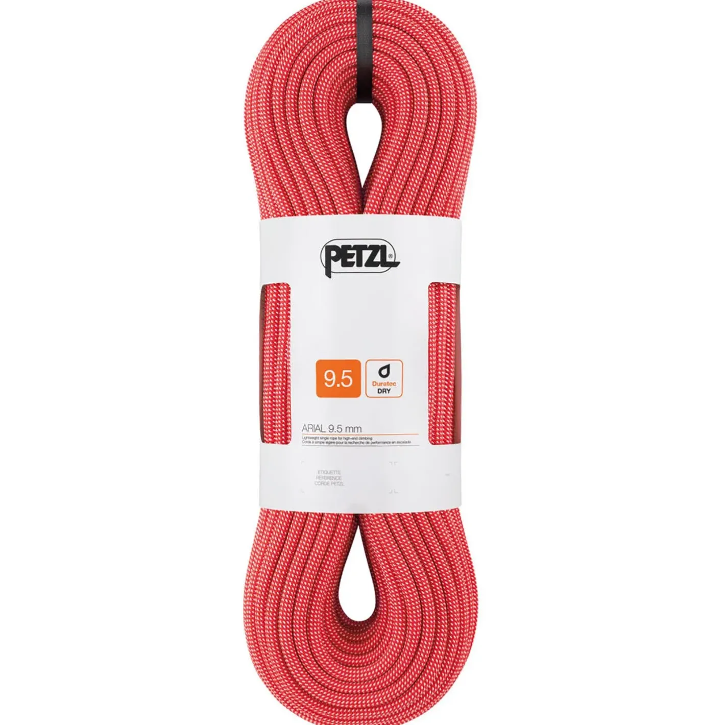 Petzl Klatrereb<Arial Climbing Rope 9,5 mm Rød (RED)