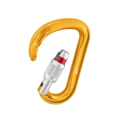 Petzl Karabiner<Attache Screw Lock Carabiner Gul (YELLOW)