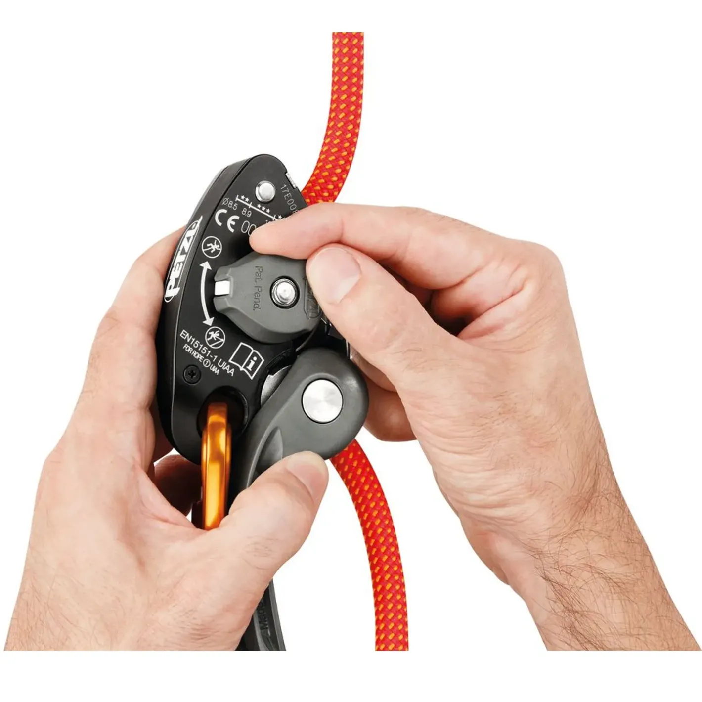 Petzl Bremser<GriGri + Grå (GRAY)