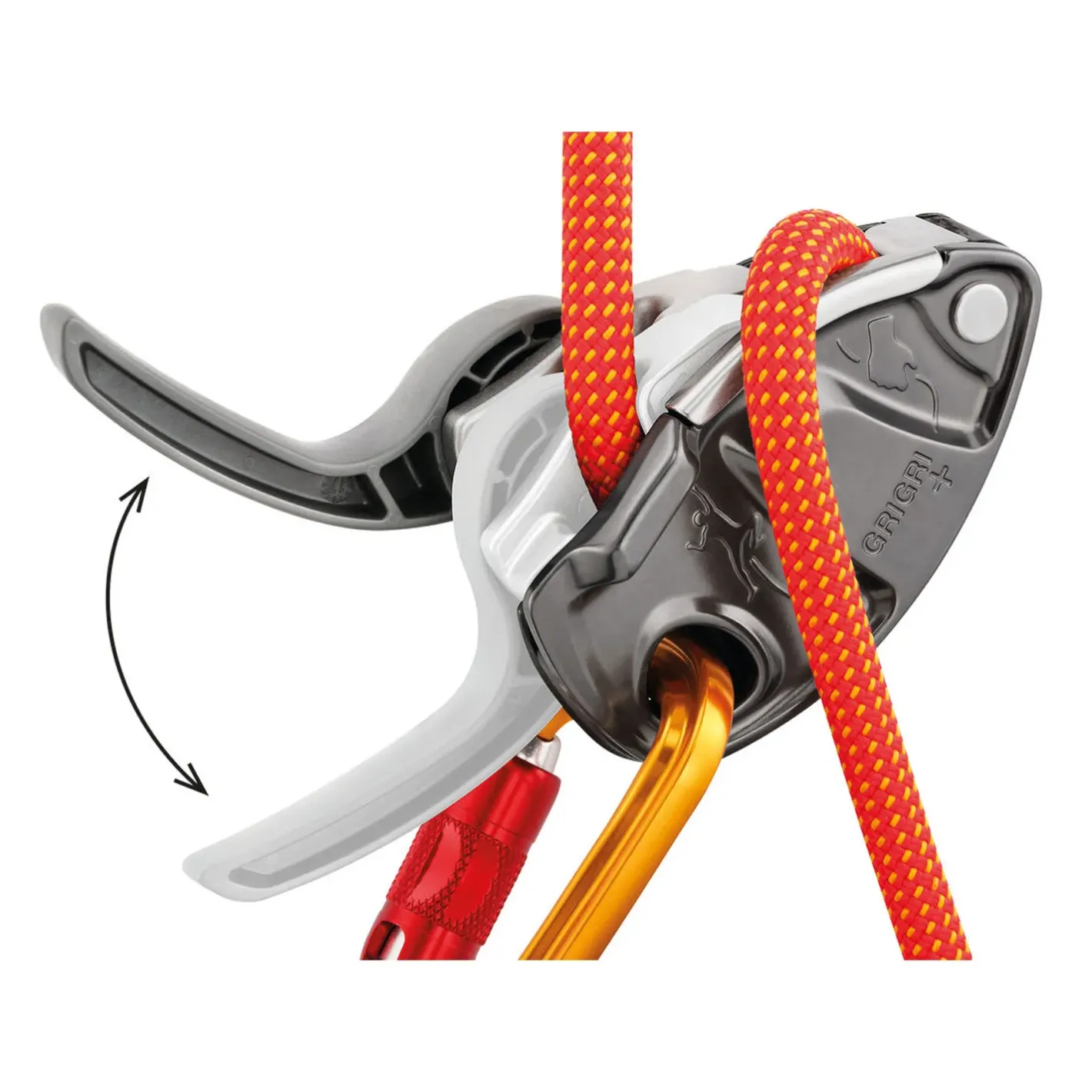 Petzl Bremser<GriGri + Grå (GRAY)