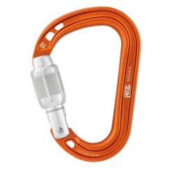 Petzl Karabiner<Rocha Screw Lock Carabiner Orange (ORANGE)