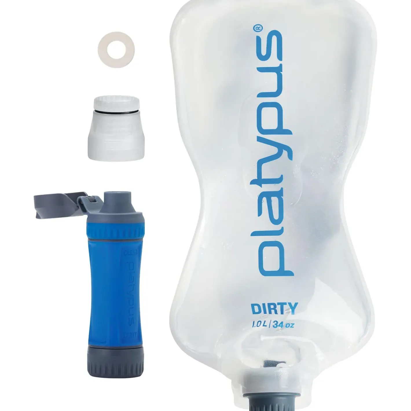 Platypus Vandrensning<Quickdraw 1l Filter System Blå (BLUE)