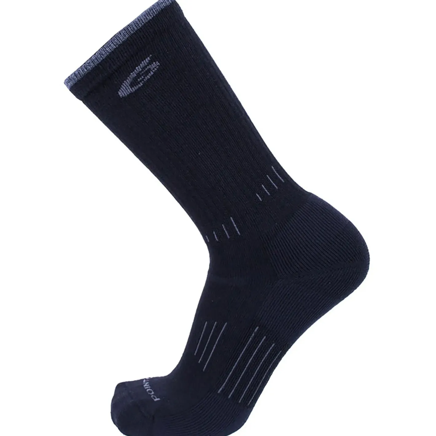 Point6 Tekniske Sokker|Tekniske Sokker<37.5 Light Crew Sort (BLACK)